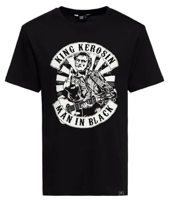 Produktbild von King Kerosin T-Shirt - Man In Black II Schwarz 3XL