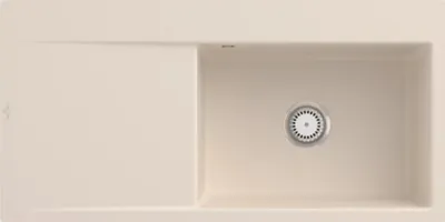Produktbild von Villeroy & Boch Keramikspüle 33611FFU, Subway Style 60 Flat Flächenbündige Spüle - inkl.