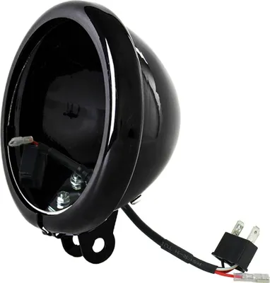 Obrázok produktu pre Sada krytu LED svetlometu 5,75" pre Harley Davidson HG2 čierna