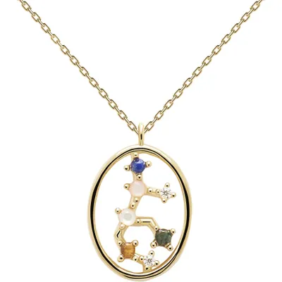 Produktbild von PD Paola Zodiac "Jungfrau" Goldhalskette 925 Sterling Silber