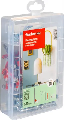 Produktbild von fischer EasyDIY Box Dekoration, 141 Stück