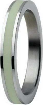 Image de Skagen Bague Femme Argent/Vert clair JRSA036, Taille de la bague:51 (16.2) SS6 M17