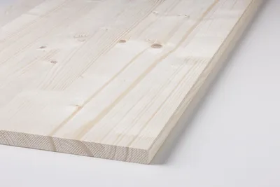 Produktbild von Massivholzplatte Nadelholz Naturwuchs unfoliert 60 x 120 cm 18 mm