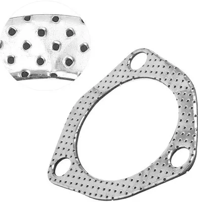 Obrázok produktu pre Univerzálny kryt výfuku, priemer 2,5 palca, montážny otvor 12 mm, hrúbka 2 mm, vhodný pre väčšinu vozidiel