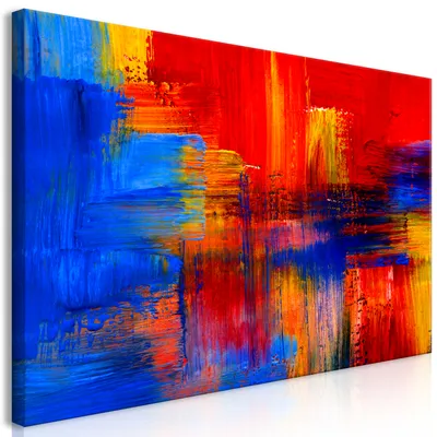 Produktbild von Wandbild Mega XXXL Abstrakt 250x125 cm Einteiliger XXL-Format Kunstdruck zur Selbstmontage Leinwandbilder moderne Bilder DIY Wanddekoration Wohnung Deko wie gemalt f-B-0053-ak-e