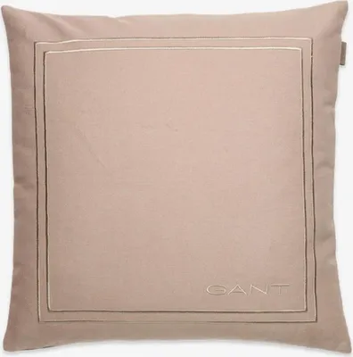 Produktbild von GANT Logo Zierkissen Farbe Light Taupe Größe 50x50