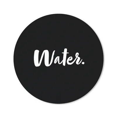 Produktbild von MuchoWow® Mauspad Mousepad Wasser - Trinken - Text - Zitate 20x20 cm - Mousepads - Maus Mat - Pad - Mausunterlage - Schreibtischmatte