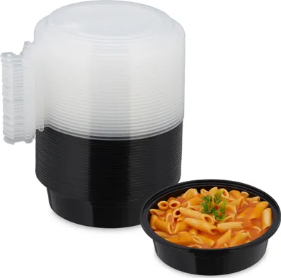 Produktbild von relaxdays Meal Prep Boxen 1 Fach 24er Set