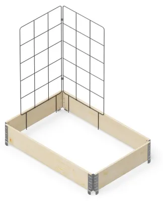 Produktbild von Upyard Rankgitter schwarz 120 x 55 cm
