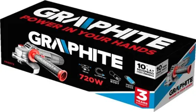 Zdjęcie produktu dla Szlifierka Kątowa 720W, Tarcza 125 X 22.2 Mm, Obroty 11 000 Min⁻¹