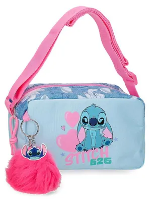Produktbild von Disney Stitch Schultertasche mit Herzen