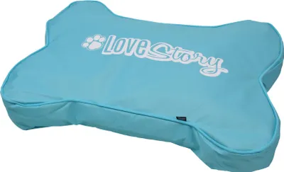 Image de Coussin déhoussable pour chien en forme d'os