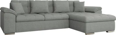 Produktbild von MIRJAN24 Ecksofa Diana, Eckcouch mit Bettkasten und Schlaffunktion, Polsterecke (Farbe: Rico 12, Seite: Rechts)