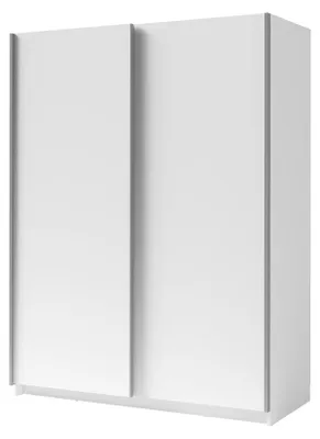 Produktbild von Schiebetürenschrank GAVERO 10 – mit oder ohne Spiegel (150,6×198,5×62 cm) – Weiß, ohne Spiegel