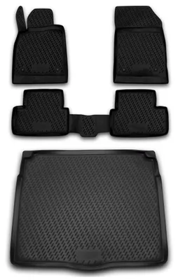Produktbild von Gummi Kofferraumwanne + Fußmatten Set für Opel Astra J, Bj. 12/2009-2019