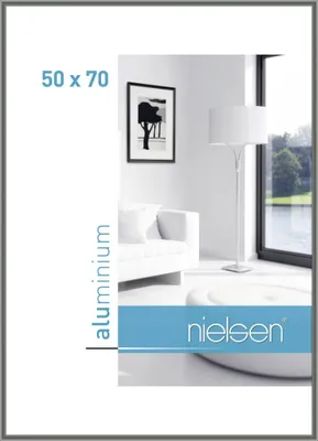 Obrázek produktu pro Hliníkový rám Nielsen Classic 50x70 cm kontrastně šedý