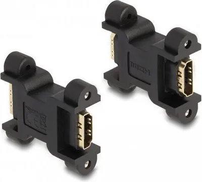 Zdjęcie produktu dla DELOCK Adapter HDMI Buchse zu Buchse mit Schraubanschluss