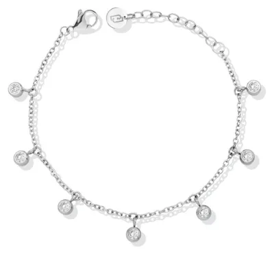 Image de Bracelet en acier intemporel avec cristaux LJ2925