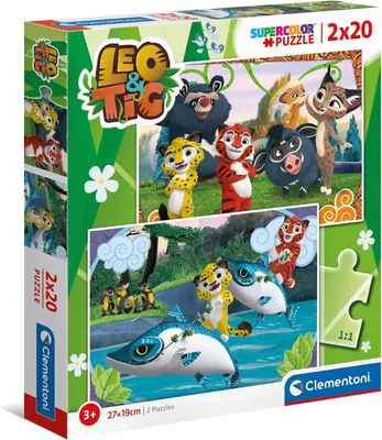Productafbeelding van Clementoni Supercolor 24785, 20 stuks, dieren, vanaf 3 jaar