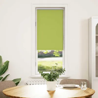 Produktbild von vidaXL Verdunkelungsrollo Grün 40x150 cm Stoffbreite 35,7 cm Polyester