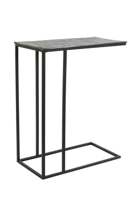 Image de Table d'appoint Macy en bronze antique - 48x26x60 cm