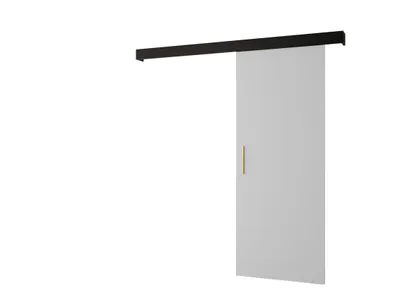 Obrázok produktu pre MOB, Posuvné dvere - 90 cm - Sharlene I (biela matná + čierna matná + zlatá)