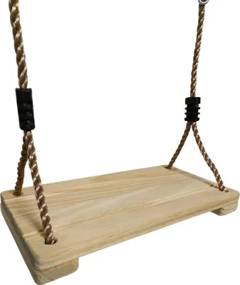 Produktbild von Verstellbare Holzschaukel für Erwachsene und Kinder, für Spielplätze
