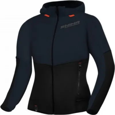 Produktbild von SHIMA Daybreaker Damen Motorrad Zip Hoodie, grau, M