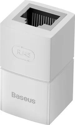 Productafbeelding van Baseus Netwerkkabelconnector, Ethernet RJ-45, 10 stuks, wit