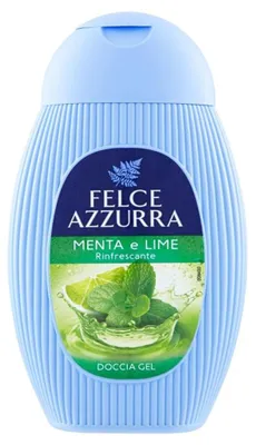 Produktbild von Felce Azzurra Shower Gel Mint and Lime, Duschgel, 250 ml, Frauen, Körper, Bernstein, Jasmin, Maiglöckchen, Limette, Minze, Moschus, Orchidee, Jasmin, Moschus