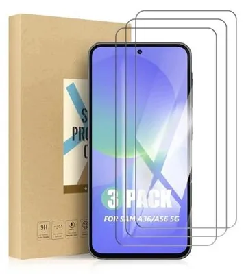 Zdjęcie produktu dla Folia ochronna hartowana do samsung galaxy A36 5G A56 zestaw 3 szt.