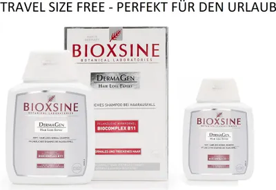 Produktbild von Bioxsine Travel Set Size Shampoo normales und trockenes Haar für Frau und Mann