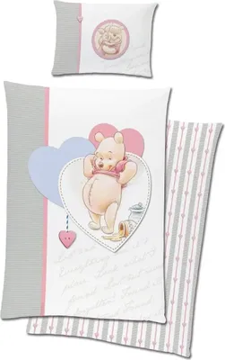 Zdjęcie produktu dla Komplet pościeli dla niemowląt "Winnie the Pooh" - 90 x 120 cm - bawełna