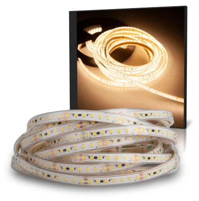 Produktbild von LED Strips SAUNA Warmweiß (2700K) 48W 5 Meter 24V IP67