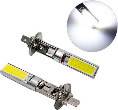 Obrázok produktu pre 12 V LED svetlomety 6000 K, xenónovo biele, do auta – balenie po 2 kusoch