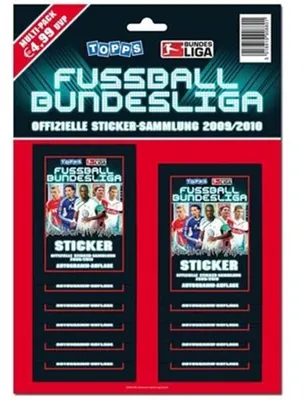Obrázok produktu pre Topps TO880 – Futbalová Bundesliga, sezóna 2009/2010, multipack [Hračka] – Bez značky – (Merchandise / Zberateľské kartičky)