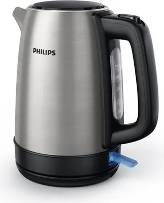 Produktbild von Wasserkocher Philips Collection Métal HD9350/90, 1.7L, 2200W, Edelstahl