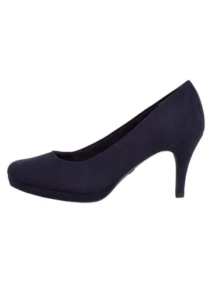 Produktbild von Tamaris 1-22464-24 Damen Pumps Plateau Velouroptik, Größe:41 EU, Farbe:Blau