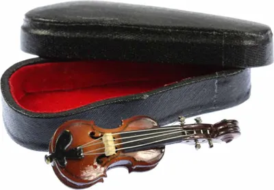 Produktbild von Geige Brosche Geigenbrosche Miniblings Pin Anstecker Anstecknadel Violine + Box