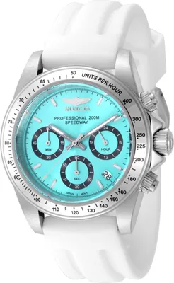 Obrázek produktu pro Invicta Speedway 50489 Pánské Hodinky - Quartz Hnutí - Nerezová Ocel s Modrým Ciferníkem - 40 mm