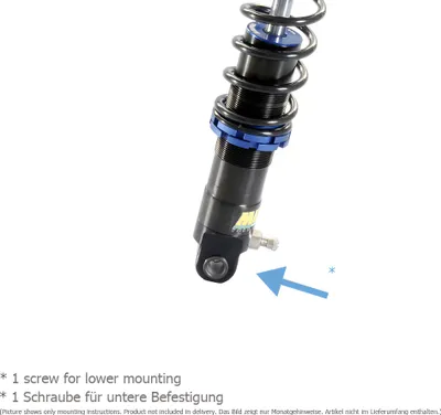 Image de Amortisseur avant Malossi RS24 275mm pour Vespa Primavera, Sprint, GTS, GTV