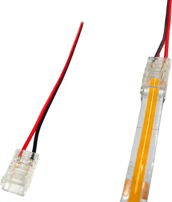 Obrázok produktu pre Jednostranné pripojenie pre 8 mm COB LED pásiky s káblom