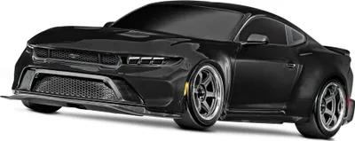 Produktbild von TRAXXAS 4-TEC Ford Mustang schwarz 1/10 Drift RTR Brushed, ohne Akku+ Lader