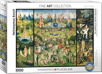 Immagine prodotto di puzzle da 1000 pezzi Hieronymus Bosch Il giardino delle delizie