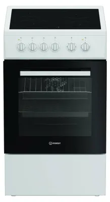 Produktbild von Indesit I5V8PMW, Freistehender Herd, Weiß, Drehregler, Halogen