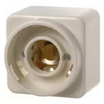 Produktbild von Berker 513040 Lichtsignal E14 weiß, glänzend Aufputz