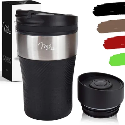 Produktbild von Milu Isolierbecher schwarz 0,21 l