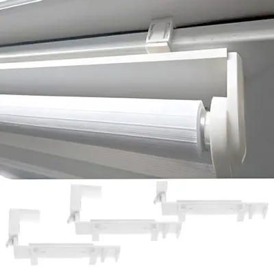 Produktbild von 6 Stück 36 mm Klemmhalter für Rollo-Klemmstützen ohne Bohren