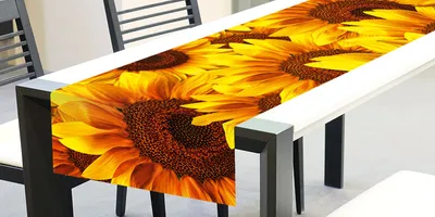 Obrázek produktu pro Běhoun na stůl - Slunečnice 40 x 140 cm