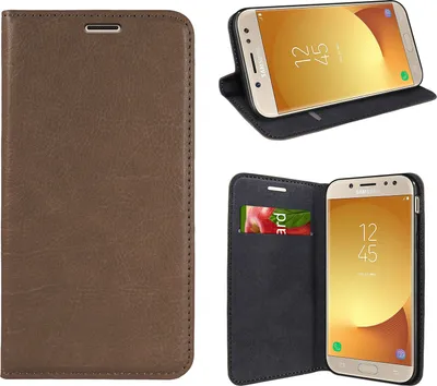 Produktbild von eFabrik Schutzhülle für Samsung Galaxy J5 2017 Tasche ( Galaxy J5 2017 DUOS SM-J530F ) Hülle Cover Etui Schutztasche Schutz Book Case